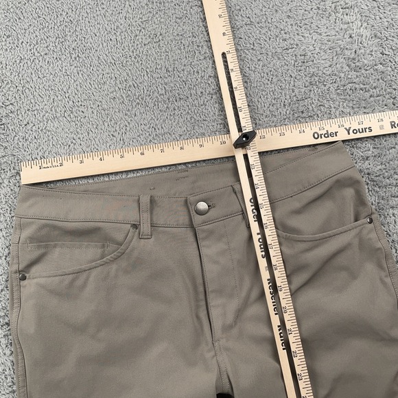 Lululemon Pants Mens 31 Gray ABC Slim Fit Five Pocket Chino Stretch Casual - Picture 8 of 11